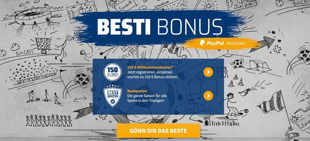 Bet3000 Bonus – 100 Euro Wettbonus Mit Sehr Fairen Bedingungen ...