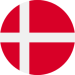 daenemark flagge rund